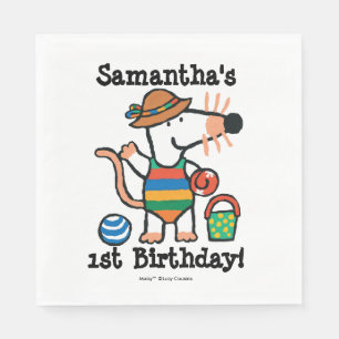 Maisy am Strand-Geburtstag Serviette
