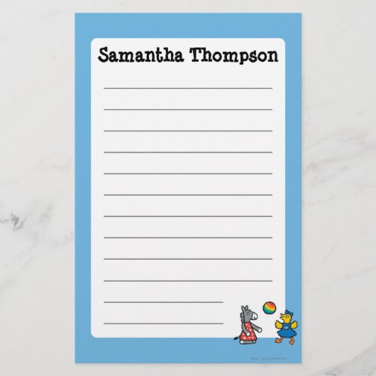 Maisy an der Vorschule mit Freunden auf dem Briefpapier (Vorderseite)