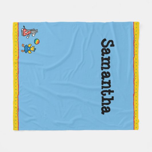 Maisy an der Vorschule mit Freunden auf dem Fleecedecke (Vorderseite (Horizontal))