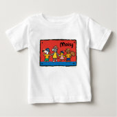 Maisy and Best Friends Hold Hands Baby T-shirt (Vorderseite)
