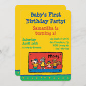 Maisy and Best Friends Hold Hands Einladung (Vorne/Hinten)