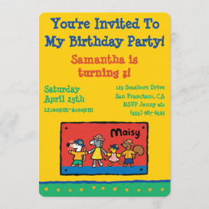 Maisy and Best Friends Hold Hands Einladung