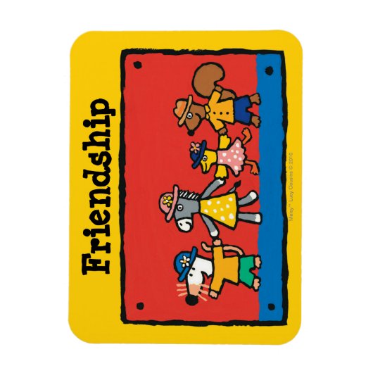 Maisy and Best Friends Hold Hands Magnet (Vertikal)
