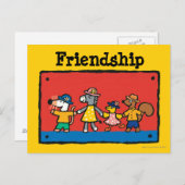 Maisy and Best Friends Hold Hands Postkarte (Vorne/Hinten)