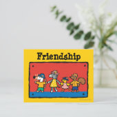 Maisy and Best Friends Hold Hands Postkarte (Stehend Vorderseite)