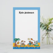 Maisy and Friends am Strand Briefpapier (Stehend Vorderseite)