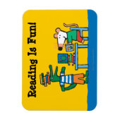 Maisy and Friends Enjoy the Library Magnet (Vertikal)