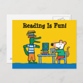 Maisy and Friends Enjoy the Library Postkarte (Vorne/Hinten)