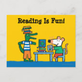 Maisy and Friends Enjoy the Library Postkarte (Vorderseite)