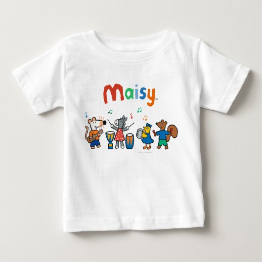 Maisy and Friends spielen in der Band Baby T-shirt (Vorderseite)