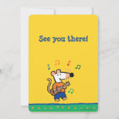 Maisy and Friends spielen in der Band Einladung (Rückseite)