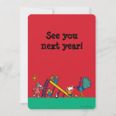 Maisy auf dem Spielplatz mit Freunden Dankeskarte (Rückseite)