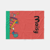 Maisy auf dem Spielplatz mit Freunden Fleecedecke (Vorderseite (Horizontal))