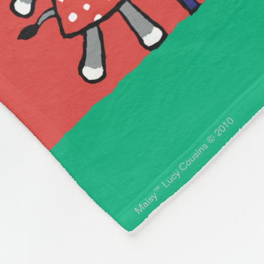 Maisy auf dem Spielplatz mit Freunden Fleecedecke (Ecke)