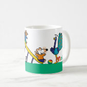 Maisy auf dem Spielplatz mit Freunden Kaffeetasse (VorderseiteRechts)