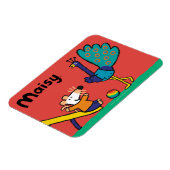 Maisy auf dem Spielplatz mit Freunden Magnet (Linke Seite)