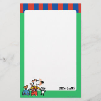 Maisy Bereit für Urlaub mit Gepäck Briefpapier