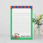 Maisy bereit zu den Ferien mit Gepäck Briefpapier (Stehend Vorderseite)