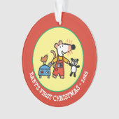 Maisy bereit zu den Ferien mit Gepäck Ornament (Vorderseite)