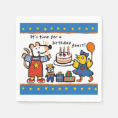 Maisy Birthday Fest Serviette (Vorderseite)