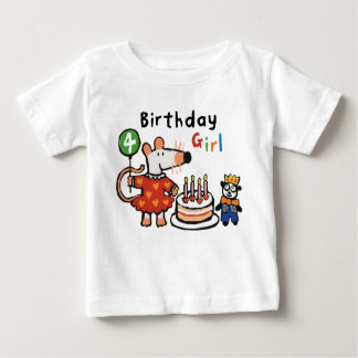 Maisy Birthday Girl, 4 Jahre alt Baby T-shirt