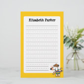 Maisy, die Muscheln am Strand sammelt Briefpapier (Stehend Vorderseite)