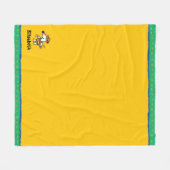 Maisy, die Muscheln am Strand sammelt Fleecedecke (Vorderseite (Horizontal))