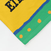 Maisy, die Muscheln am Strand sammelt Fleecedecke (Ecke)