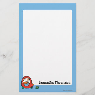 Maisy fährt ein niedliches rotes Auto Briefpapier