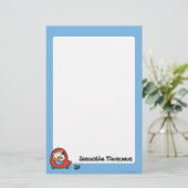 Maisy fährt ein niedliches rotes Auto Briefpapier (Stehend Vorderseite)