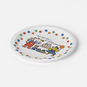Maisy Geburtstagsfest Papierplatten Pappteller (Schrägansicht)