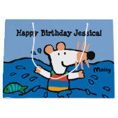 Maisy geht, Geburtstag zu schwimmen Große Geschenktüte (Vorderseite)