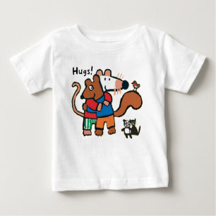 Maisy gibt Cyril eine Umarmung Baby T-shirt