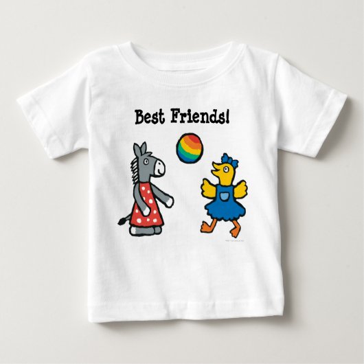 Maisy in Preschool with Friends on Playground Baby T-shirt (Vorderseite)