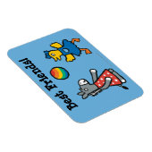 Maisy in Preschool with Friends on Playground Magnet (Rechte Seite)