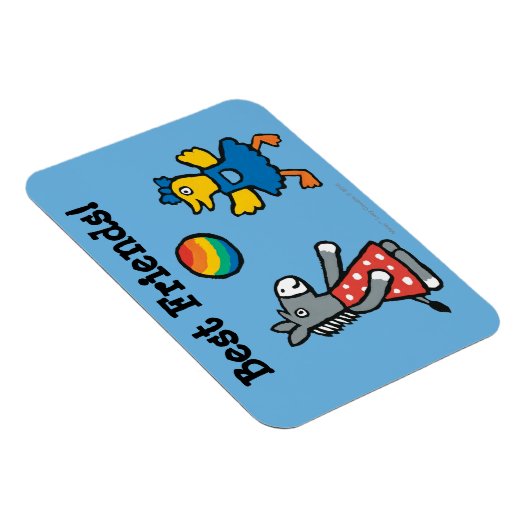 Maisy in Preschool with Friends on Playground Magnet (Rechte Seite)