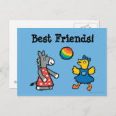 Maisy in Preschool with Friends on Playground Postkarte (Vorne/Hinten)