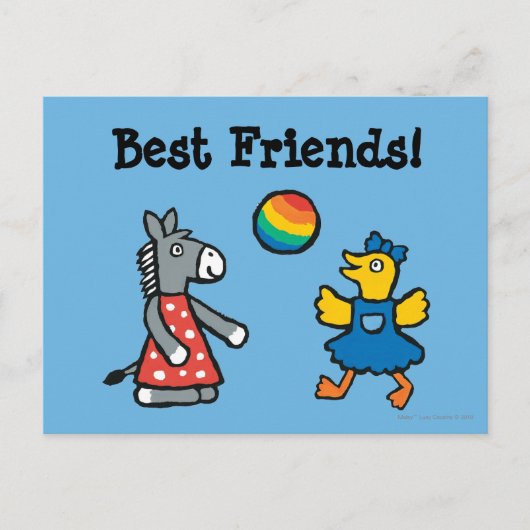 Maisy in Preschool with Friends on Playground Postkarte (Vorderseite)