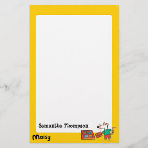Maisy mit Bibliotheks-Büchern Briefpapier