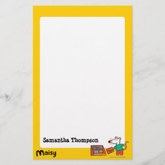 Maisy mit Bibliotheks-Büchern Briefpapier