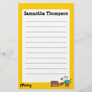 Maisy mit Bibliotheksbüchern Briefpapier