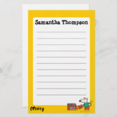 Maisy mit Bibliotheksbüchern Briefpapier (Vorne/Hinten)