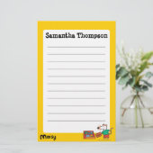 Maisy mit Bibliotheksbüchern Briefpapier (Stehend Vorderseite)