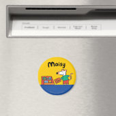 Maisy mit Bibliotheksbüchern Magnet (In Situ (Geschirrspüler))