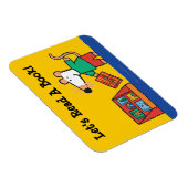 Maisy mit Bibliotheksbüchern Magnet (Rechte Seite)