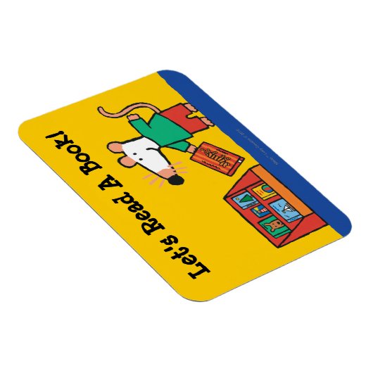 Maisy mit Bibliotheksbüchern Magnet (Rechte Seite)