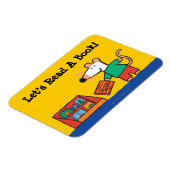 Maisy mit Bibliotheksbüchern Magnet (Linke Seite)
