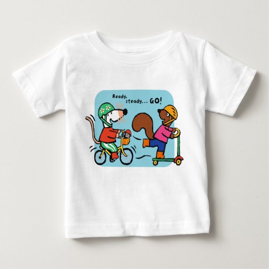 Maisy Rad mit Cyril Kleinkind T - Shirt (Vorderseite)