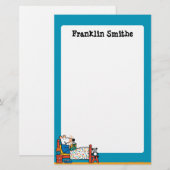 Maisy Ready for Bed Blue Pajamas Briefpapier (Vorne/Hinten)