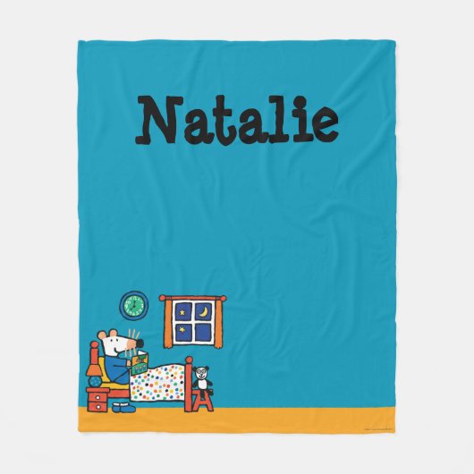 Maisy Ready für Bed Blue Pajamas Fleecedecke (Vorderseite)